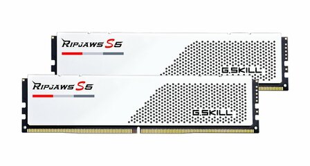 G.Skill Ripjaws S5 Wit | 32GB 2x16GB DDR5 | 5200MHz | DIMM | CL36 | Geheugenmodule | RAM