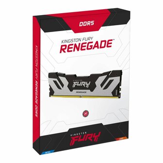 Kingston Fury Renegade | 1x16GB DDR5 | 600MHz | DIMM | CL32 | Geheugenmodule | RAM