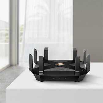 TP-Link Archer AX6000 draadloze router Gigabit Ethernet Dual-band (2.4 GHz / 5 GHz) 4G Zwart