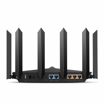 TP-Link Archer AX90 draadloze router Multi-Gigabit Ethernet Tri-band (2.4 GHz / 5 GHz / 5 GHz) Zwart