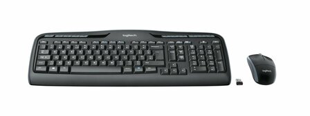 Logitech Wireless Combo MK330 toetsenbord Inclusief muis USB QWERTZ Duits Zwart