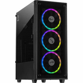 Inter-Tech C-303 Mirror | Tower Case | Zwart