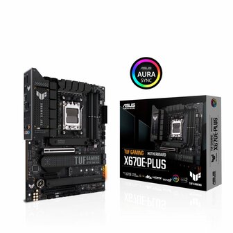 ASUS TUF GAMING X670E-PLUS AMD X670 Socket AM5 ATX