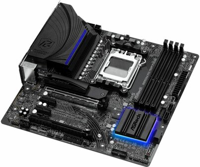 Asrock B650M PG Riptide | Socket AM5 | AMD B650 | 4xDDR5 | Micro-ATX | Moederbord