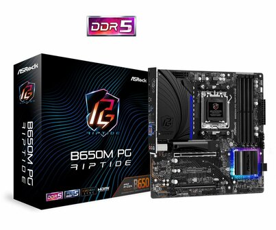 Asrock B650M PG Riptide AMD B650 Socket AM5 micro ATX