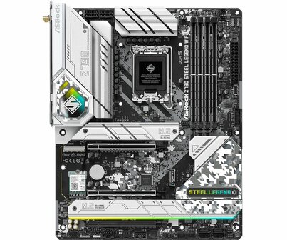 Asrock Z790 Steel Legend WiFi | Socket LGA 1700 | Intel Z790 | 4xDDR5 | ATX | Moederbord
