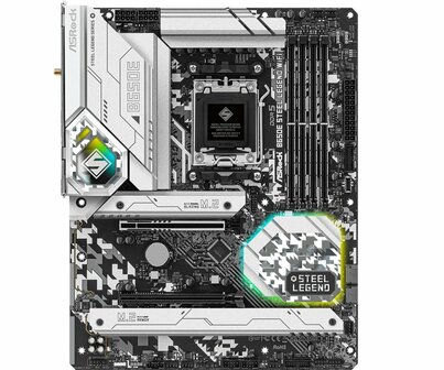Asrock B650E Steel Legend WiFi | Socket AM5 | AMD B650 | 4xDDR5 | ATX | Moederbord