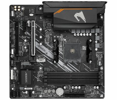 Gigabyte B550M AORUS ELITE | Socket AM4 | AMD B550 | 4xDDR4 | Micro-ATX | Moederbord