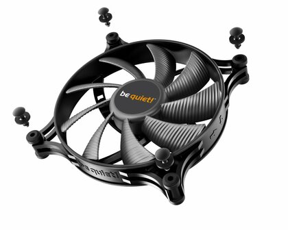 be quiet! Shadow Wings 2 140mm PWM Computer behuizing Ventilator 14 cm Zwart