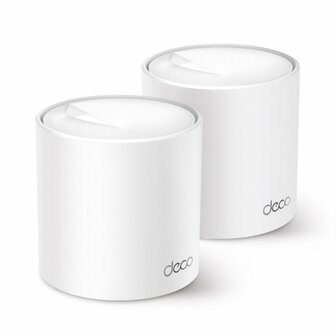 TP-Link Deco X50 (2-pack) | Wifi 6 | Whole Home Mesh Wifi-systeem | Gigabit Ethernet Dual-band (2.4 GHz / 5 GHz)