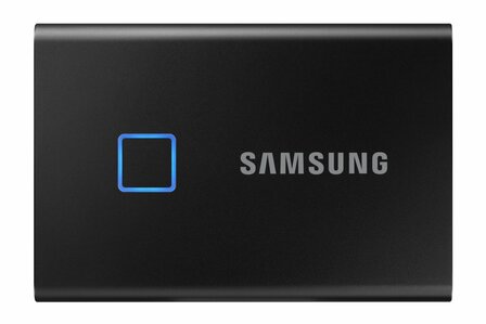 Samsung MU-PC1T0K, T7 Touch, 1000 GB, USB Type-C, 3.2 Gen 2 (3.1 Gen 2), 1050 MB/s, Wachtwoordbeveiliging, Zwart