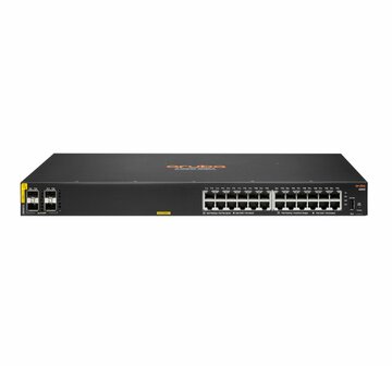 Hewlett Packard Enterprise Aruba 6000 24G Class4 PoE 4SFP 370W Managed L3 Gigabit Ethernet (10/100/1000) Power over Ethernet (PoE) 1U