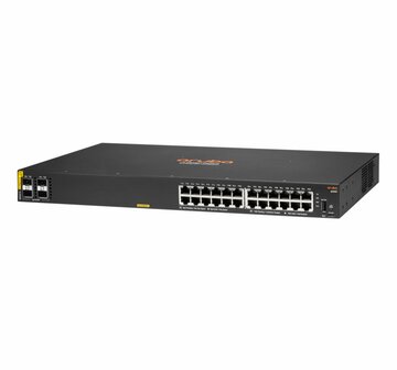 Hewlett Packard Enterprise Aruba 6000 24G Class4 PoE 4SFP 370W Managed L3 Gigabit Ethernet (10/100/1000) Power over Ethernet (PoE) 1U