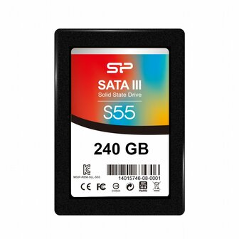 Silicon Power Slim S55 | 240GB SATA SSD | 2.5&#039;&#039; | 520MB/s