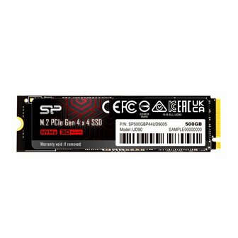 Silicon Power UD90 | 500GB NVMe SSD | M.2 | Gen4 | 4.800MB/s