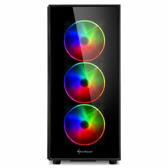 Sharkoon TG5 Pro RGB | Midi Tower Case | Zwart