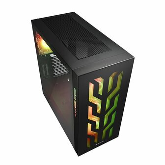 Sharkoon Elite Shark CA300T RGB | Tower Case | Zwart
