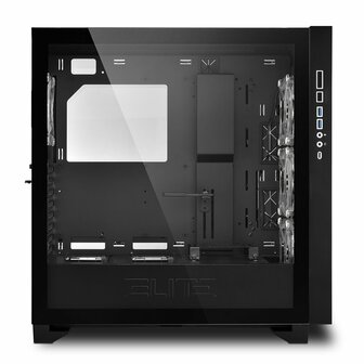 Sharkoon Elite Shark CA300T RGB | Tower Case | Zwart