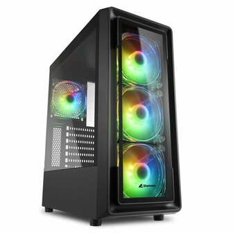 Sharkoon TK4 RGB Midi Tower Zwart