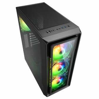 Sharkoon TK4 RGB | Midi Tower Case | Zwart