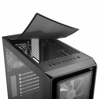 Sharkoon TK4 RGB | Midi Tower Case | Zwart