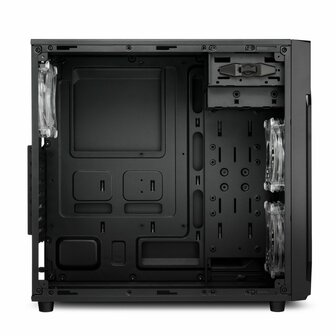 Sharkoon VG6-W RGB | Midi Tower Case | Zwart