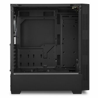 Sharkoon RGB LIT 100 | Midi Tower Case | Zwart