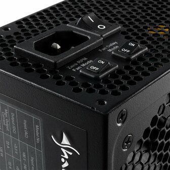 Sharkoon SilentStorm Cool Zero | 850 Watt Gold ATX PSU | Modulair | Power Supply | Voeding