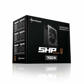Sharkoon SHP | 600 Watt Bronze ATX PSU | Power Supply | Voeding