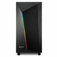 Sharkoon REV100 RGB | Midi Tower Case | Zwart