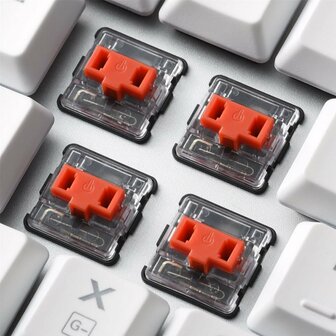 Sharkoon PureWriter TKL RGB Wit | Bedraad Toetsenbord | QWERTY US