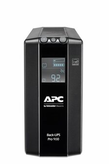 APC Back-UPS Pro BR900MI | 900 VA | 6x IEC C13 Stopcontacten | AVR Spanningstabilisatie | LCD-Statusdisplay