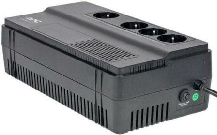 APC Easy UPS BV1000I-GR | 1000 VA / 600 W | 4x Schuko Stopcontacten | AVR Spanningstabilisatie | LED-Statusindicator | Compact Ontwerp