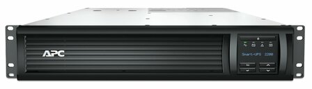 APC Smart-UPS SMT2200RMI2UNC | 2200 VA / 1980 W | 2U Rackmount | 8x IEC C13 &amp; 2x IEC C19 Stopcontacten | Zuivere Sinusgolf | AVR Spanningsregeling | LCD-scherm | Ingebouwde Netwerkkaart