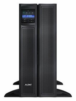 APC Smart-UPS X SMX2200HV | 2200 VA / 1980 W | 4U Rack/Tower Convertible | 8x IEC C13 &amp; 2x IEC C19 Stopcontacten | Zuivere Sinusgolf | AVR Spanningsregeling | LCD-scherm | Uitbreidbare Runtime