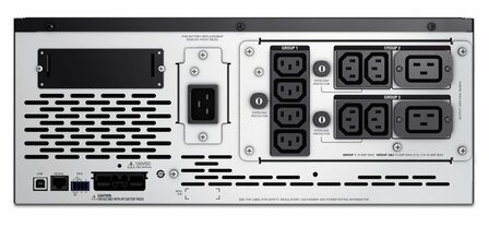 APC Smart-UPS X SMX2200HV | 2200 VA / 1980 W | 4U Rack/Tower Convertible | 8x IEC C13 &amp; 2x IEC C19 Stopcontacten | Zuivere Sinusgolf | AVR Spanningsregeling | LCD-scherm | Uitbreidbare Runtime