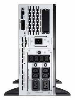 APC Smart-UPS X SMX2200HV | 2200 VA / 1980 W | 4U Rack/Tower Convertible | 8x IEC C13 &amp; 2x IEC C19 Stopcontacten | Zuivere Sinusgolf | AVR Spanningsregeling | LCD-scherm | Uitbreidbare Runtime