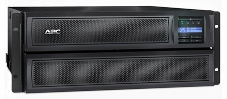 APC Smart-UPS X SMX2200HV | 2200 VA / 1980 W | 4U Rack/Tower Convertible | 8x IEC C13 &amp; 2x IEC C19 Stopcontacten | Zuivere Sinusgolf | AVR Spanningsregeling | LCD-scherm | Uitbreidbare Runtime
