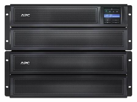 APC Smart-UPS X SMX2200HV | 2200 VA / 1980 W | 4U Rack/Tower Convertible | 8x IEC C13 &amp; 2x IEC C19 Stopcontacten | Zuivere Sinusgolf | AVR Spanningsregeling | LCD-scherm | Uitbreidbare Runtime