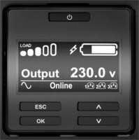APC Smart-UPS SRT3000RMXLI-NC | 3000 VA / 2700 W | 2U Rackmount | 8x IEC C13 &amp; 2x IEC C19 Stopcontacten | Zuivere Sinusgolf | Dubbele Conversie Online | AVR Spanningsregeling | LCD-scherm | Ingebouwde Netwerkkaart