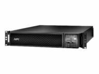 APC Smart-UPS SRT3000RMXLI-NC | 3000 VA / 2700 W | 2U Rackmount | 8x IEC C13 &amp; 2x IEC C19 Stopcontacten | Zuivere Sinusgolf | Dubbele Conversie Online | AVR Spanningsregeling | LCD-scherm | Ingebouwde Netwerkkaart