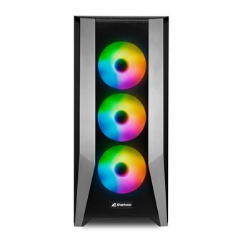 Sharkoon TG7M RGB | Midi Tower Case | Zwart