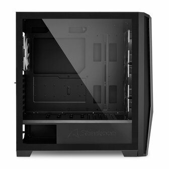 Sharkoon TG7M RGB | Midi Tower Case | Zwart