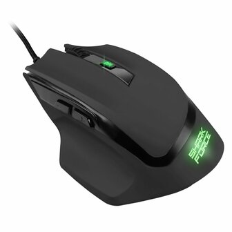 Sharkoon SHARK Force II | Bekabelde Gaming Muis | Rechtshandig | USB-A | 4200 DPI | Zwart