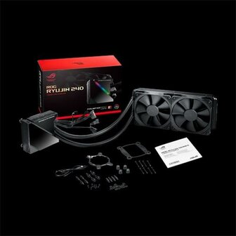 ASUS ROG RYUJIN 240 Processor Alles-in-&eacute;&eacute;n vloeistofkoeler 12 cm Zwart 1 stuk(s)