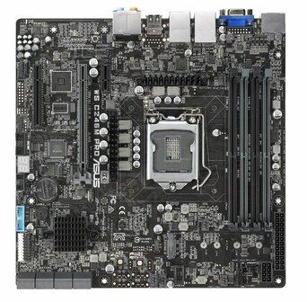 ASUS WS C246M PRO | Socket LGA 1151 | Intel C246 | 4xDDR4 | Micro-ATX | Moederbord