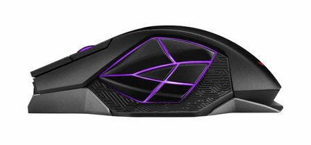 ASUS ROG Spatha X | Draadloze Gaming Muis | RF-Draadloos USB-A | 19.000 DPI | Zwart | RGB