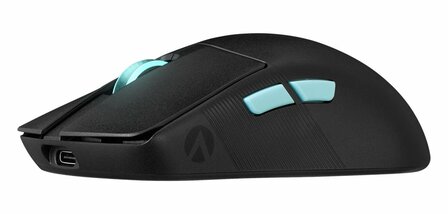 ASUS ROG Harpe Ace Aim Lab Edition | Ambidextrous Draadloze Muis | RF-Draadloos + Bluetooth + USB-A | 36.000 DPI | Zwart
