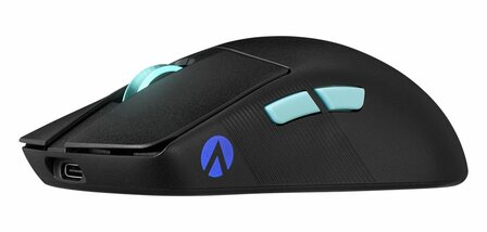 ASUS ROG Harpe Ace Aim Lab Edition | Ambidextrous Draadloze Muis | RF-Draadloos + Bluetooth + USB-A | 36.000 DPI | Zwart