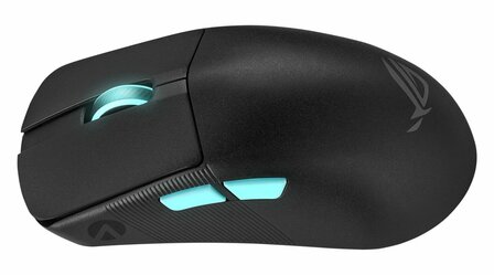 ASUS ROG Harpe Ace Aim Lab Edition | Ambidextrous Draadloze Muis | RF-Draadloos + Bluetooth + USB-A | 36.000 DPI | Zwart